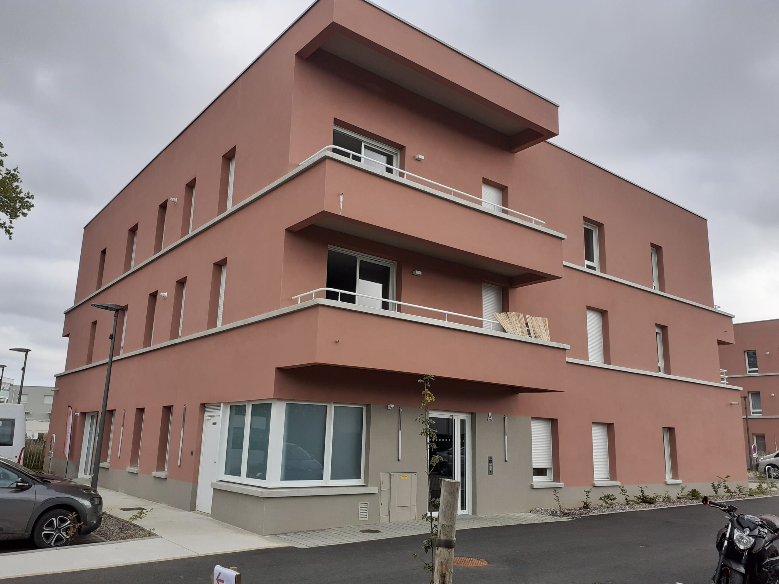 Vue extérieure du bâtiment