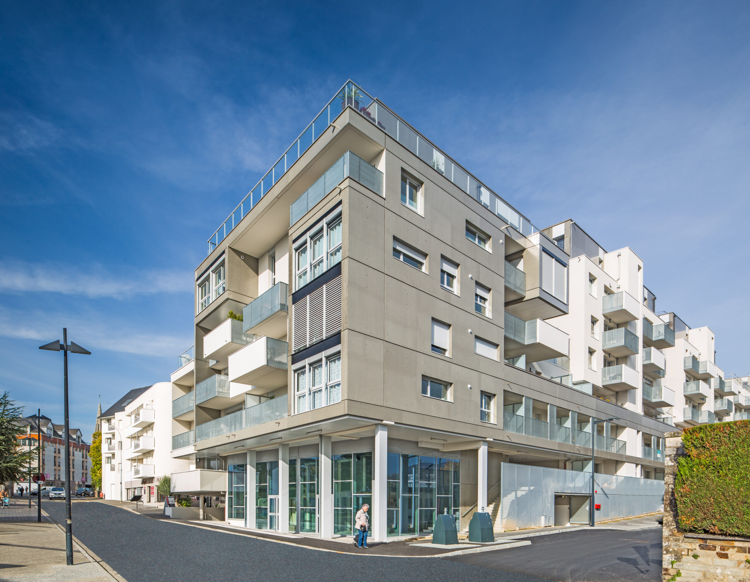 Vue extérieure du bâtiment