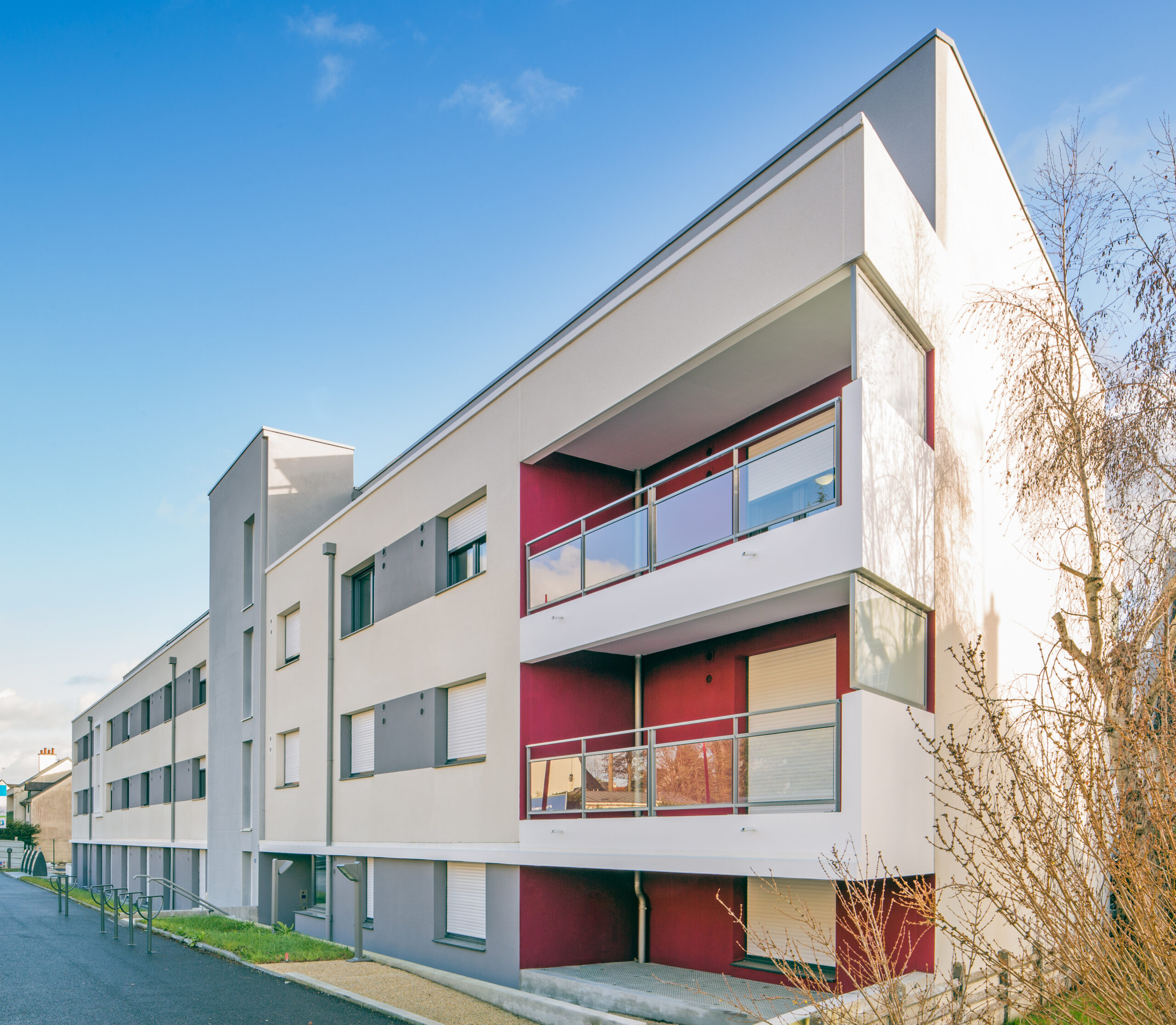 Vue extérieure du bâtiment