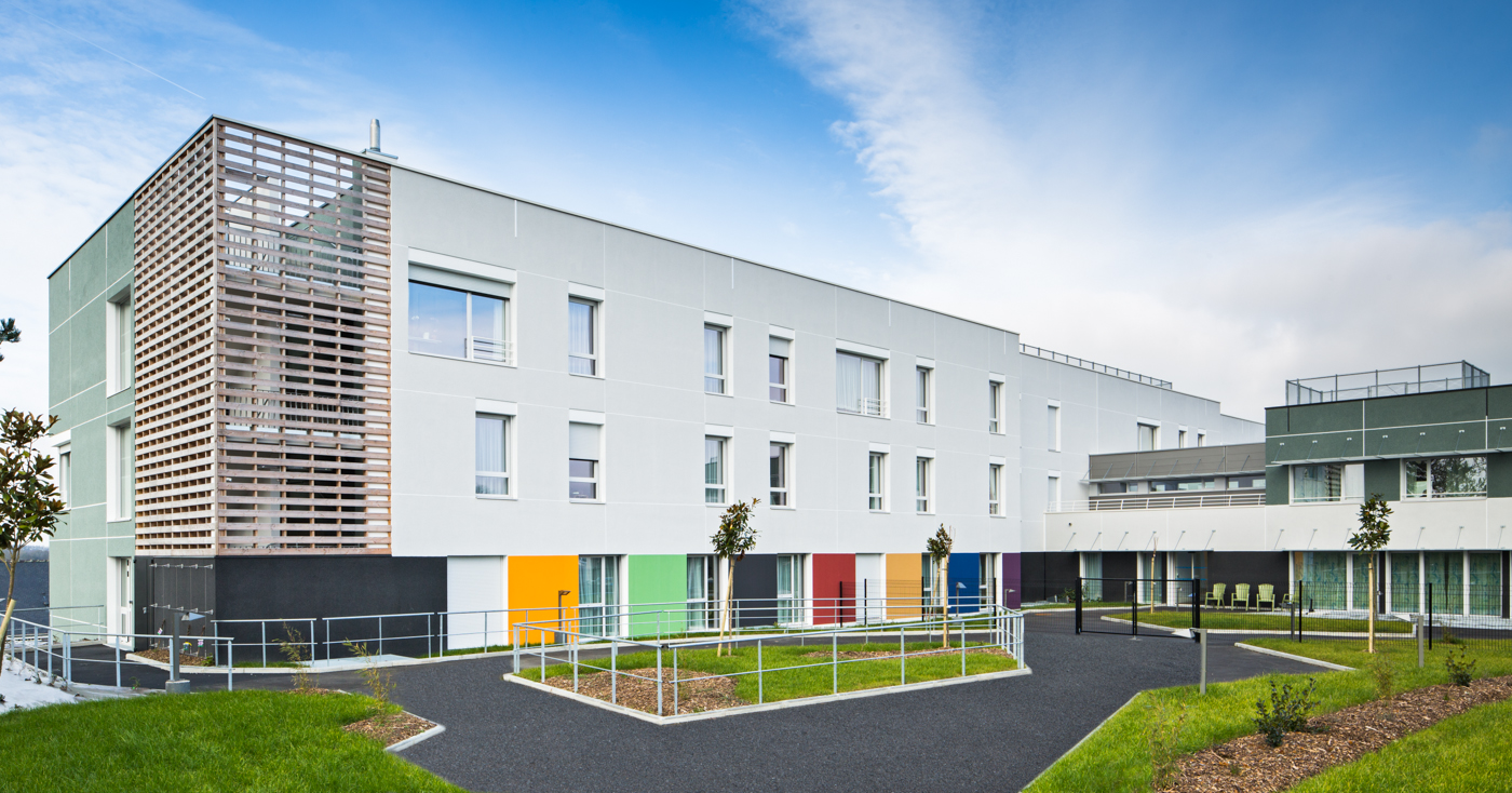 Vue extérieure du bâtiment