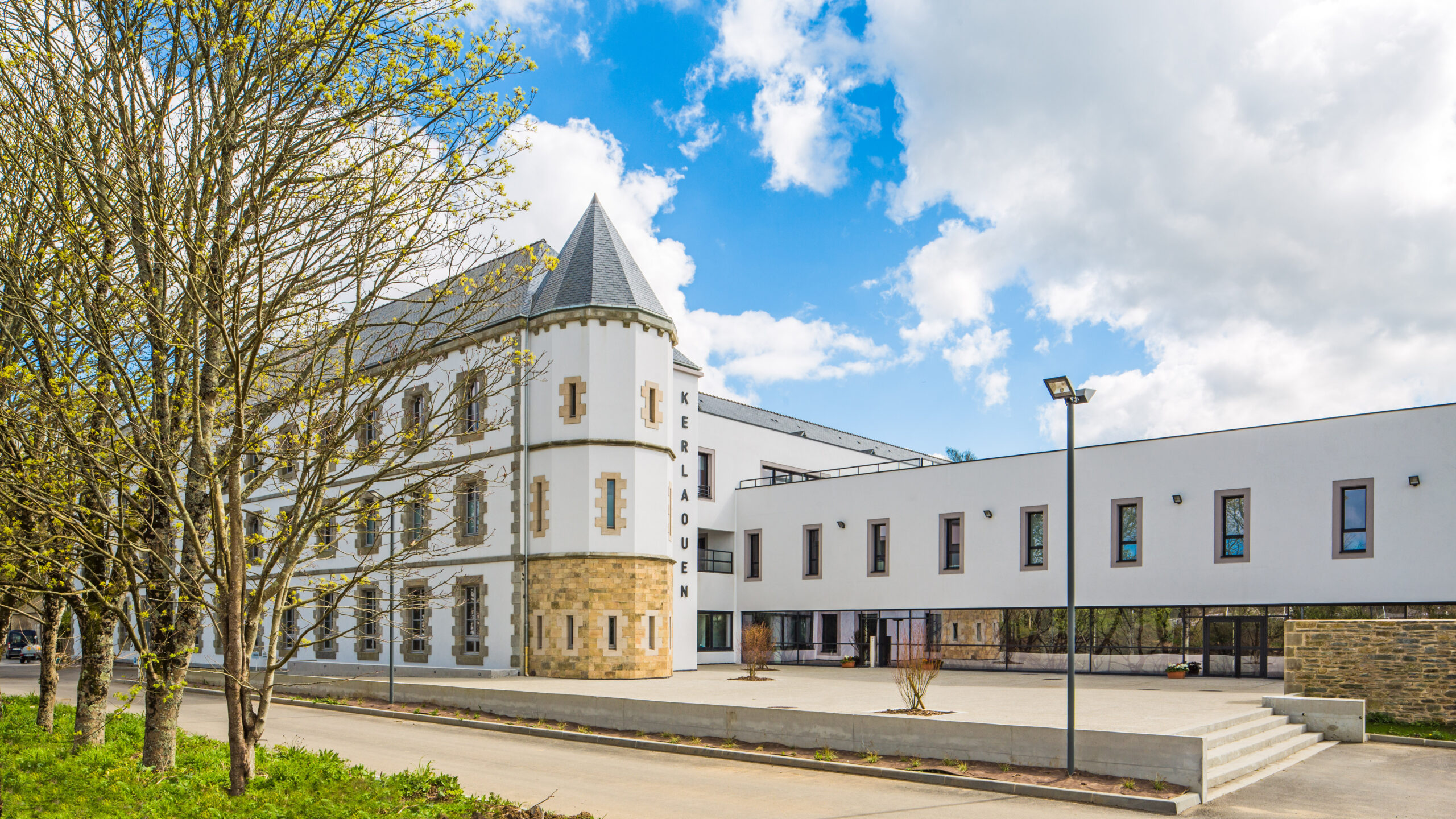 Vue extérieure du bâtiment