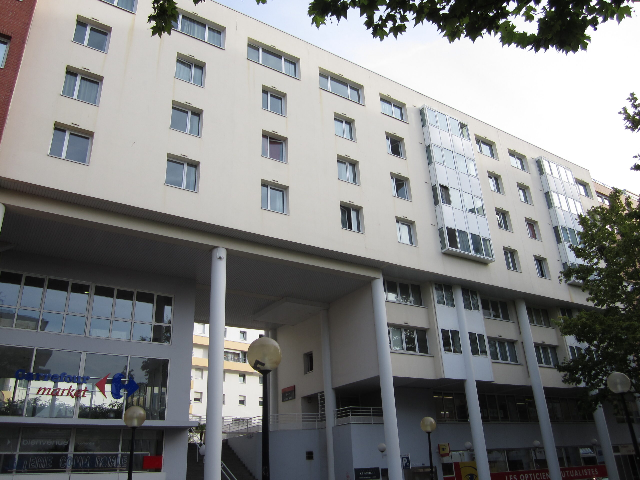 Vue extérieure du bâtiment