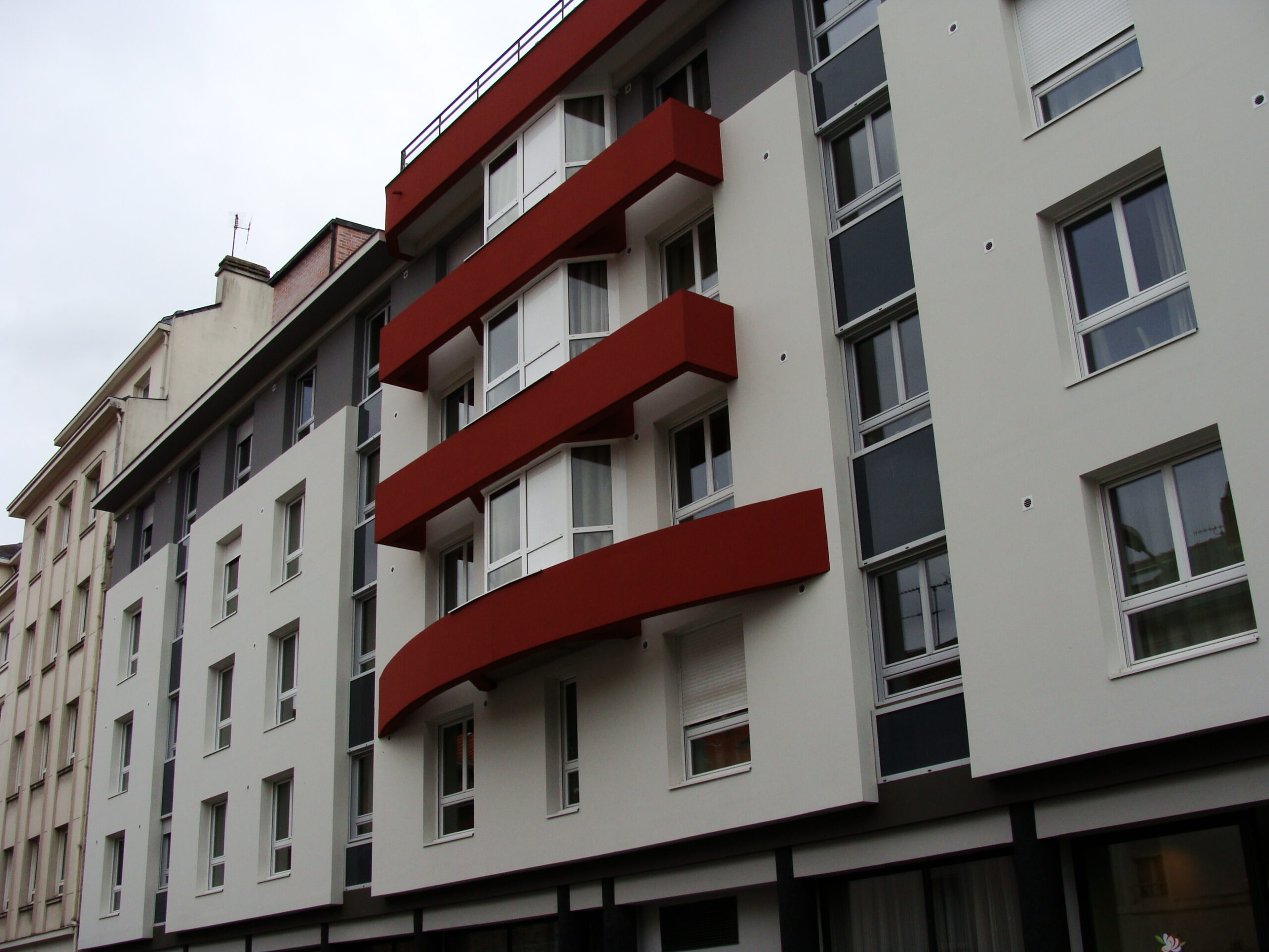 Vue extérieure du bâtiment