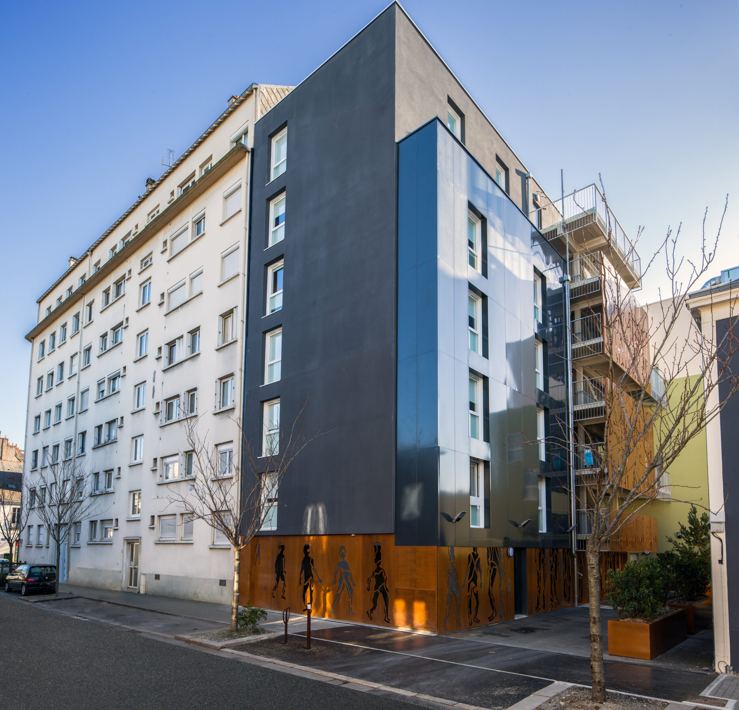 Vue extérieure du bâtiment