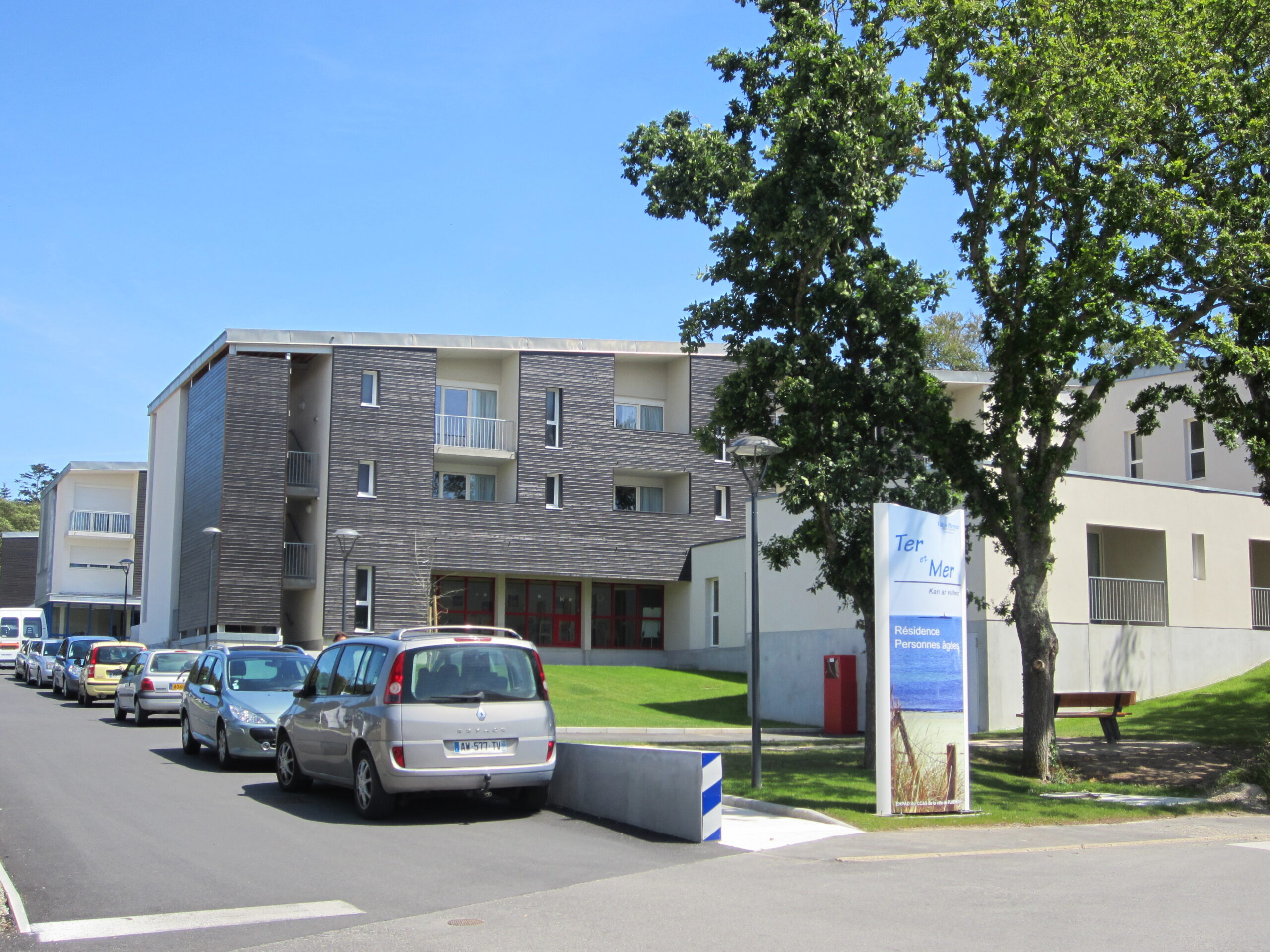Vue extérieure du bâtiment