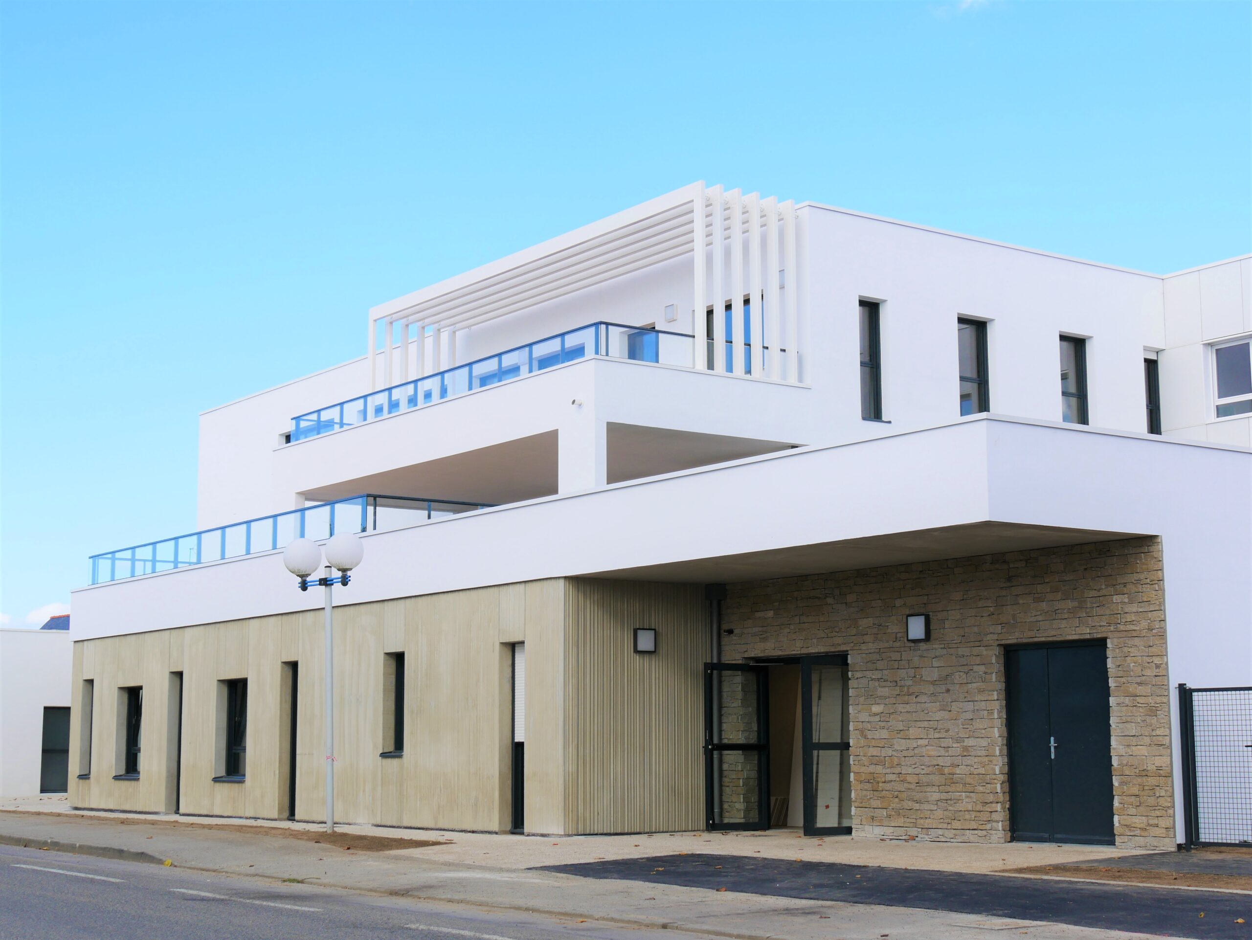 Vue extérieure du bâtiment