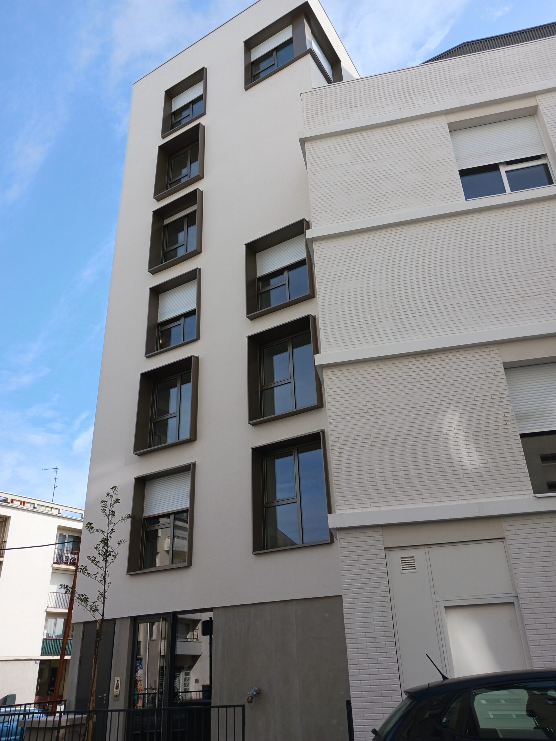 Vue extérieure du bâtiment