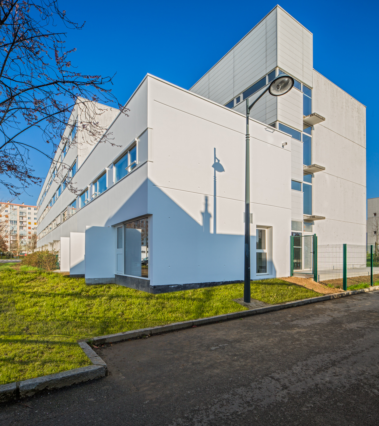 Vue extérieure du bâtiment