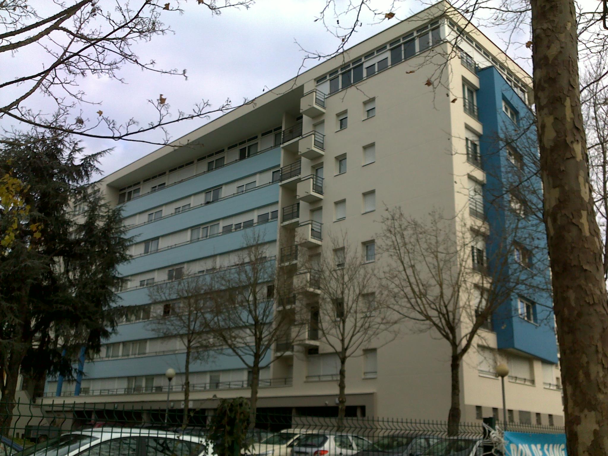 Vue extérieure du bâtiment