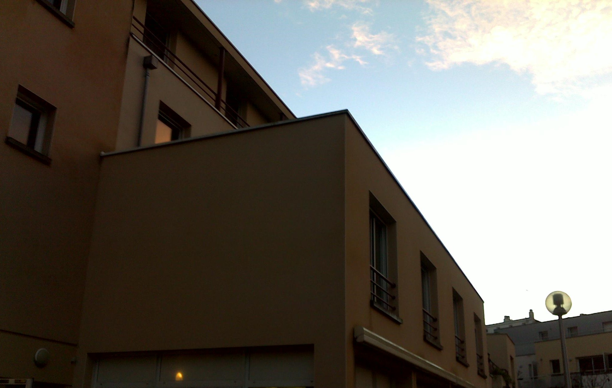 Vue extérieure du bâtiment