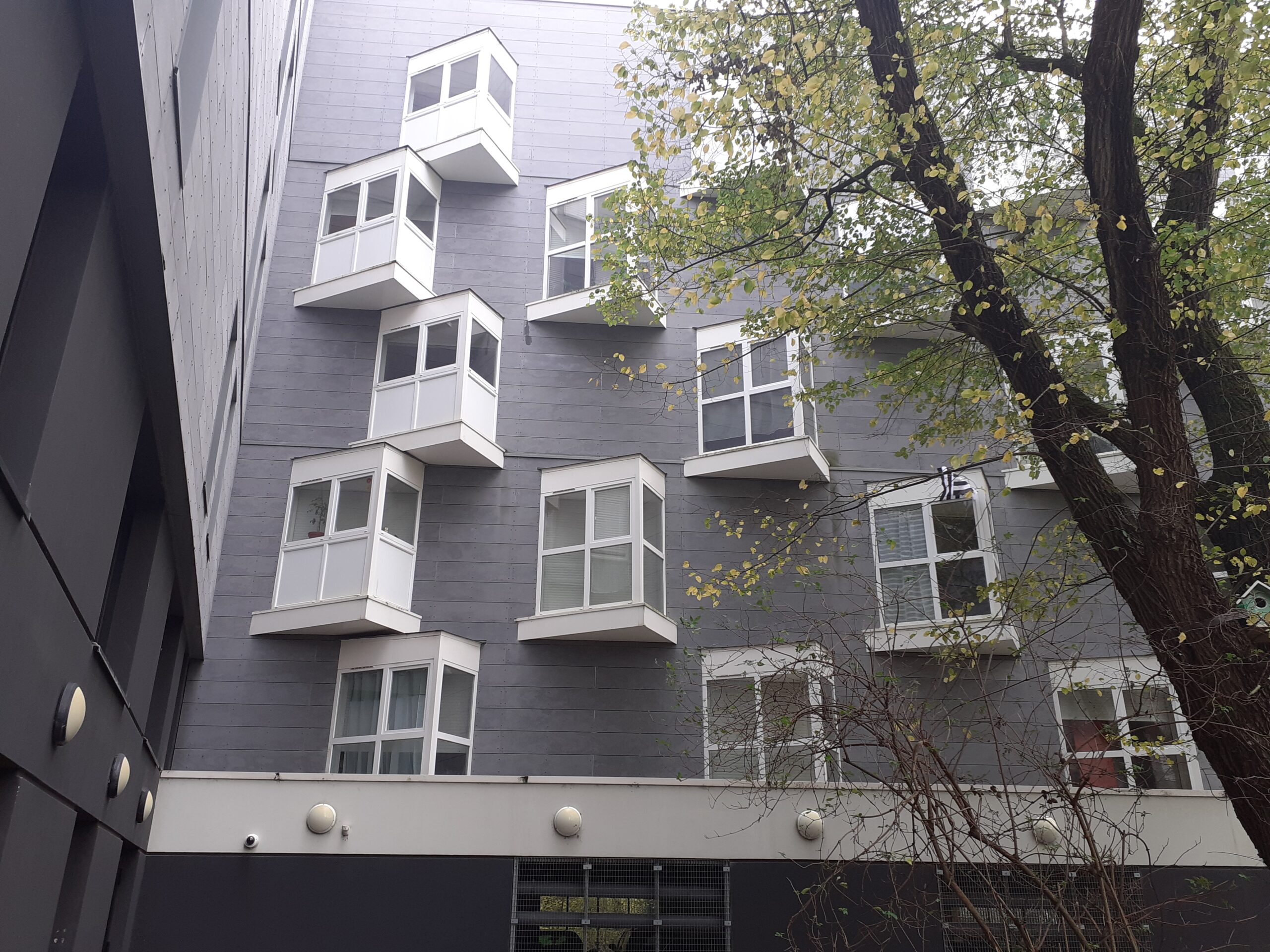 Vue extérieure du bâtiment