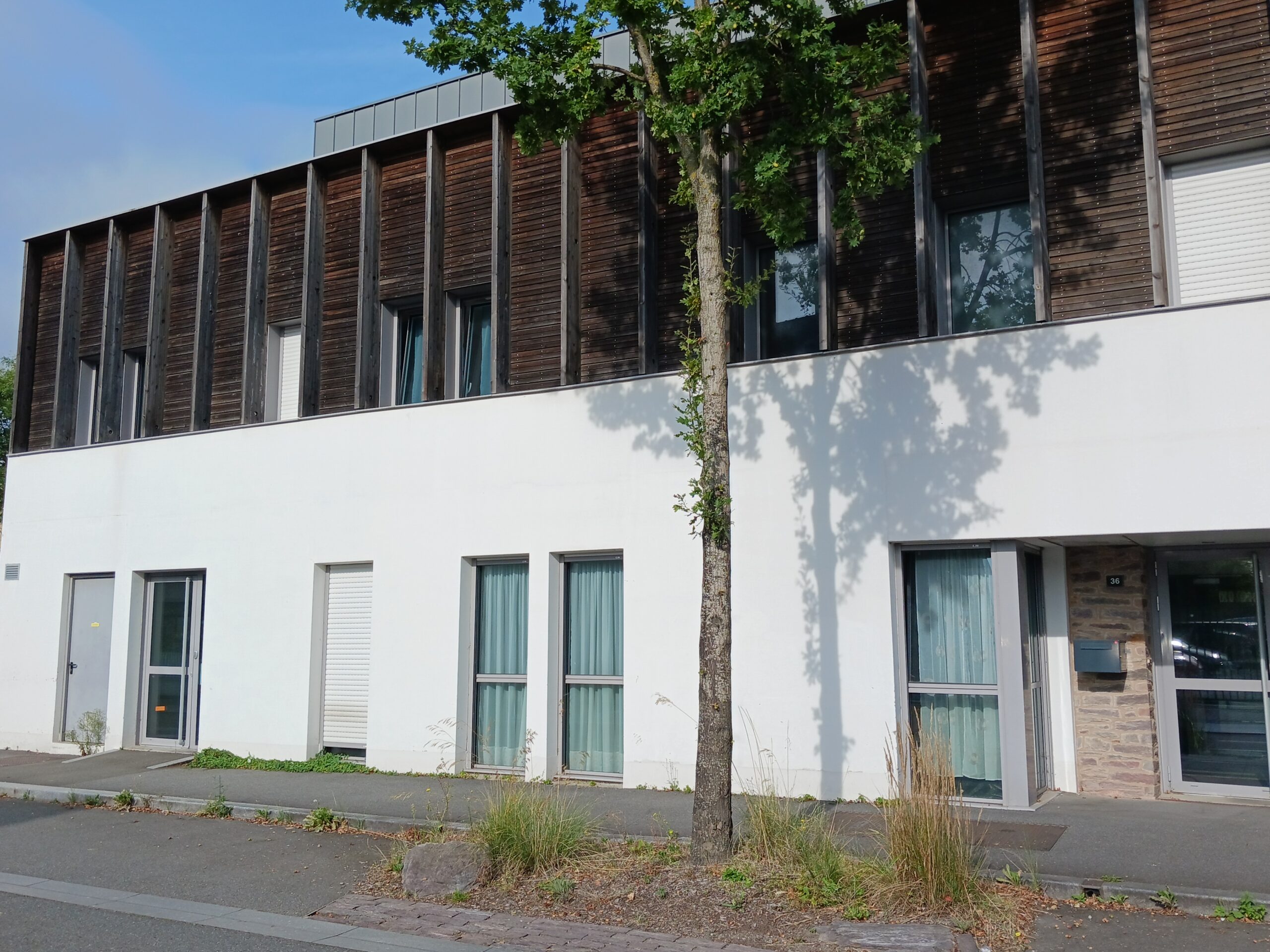 Vue extérieure du bâtiment