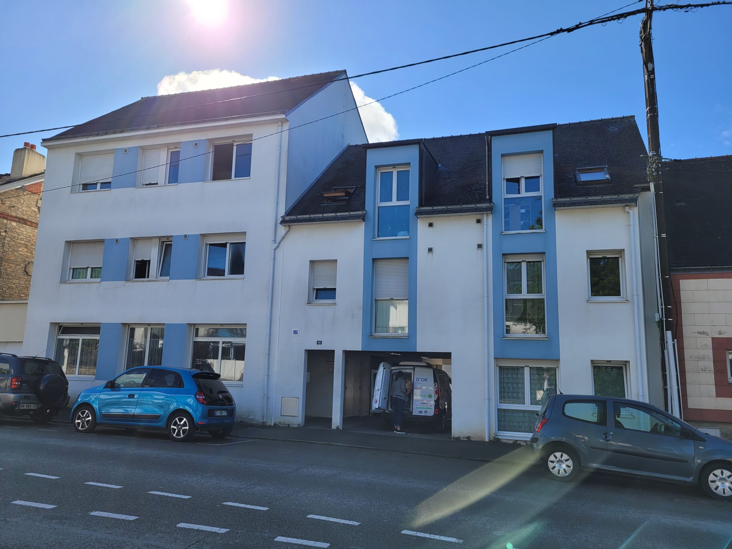 Vue extérieure du bâtiment