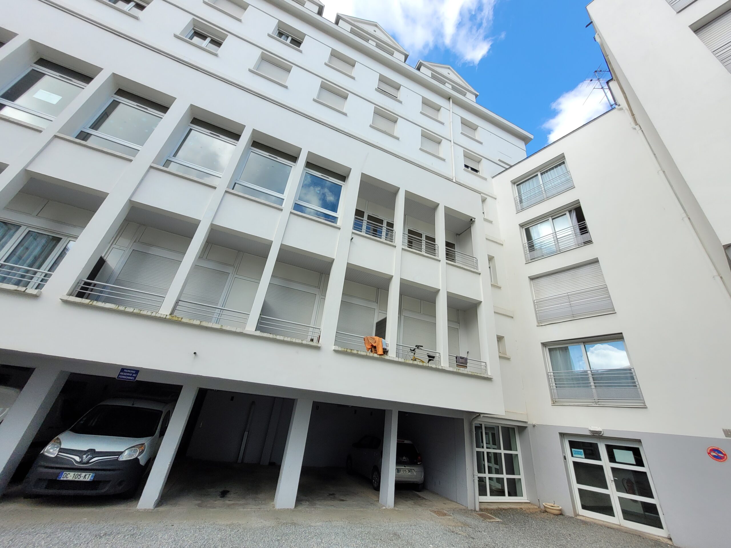 Vue extérieure du bâtiment
